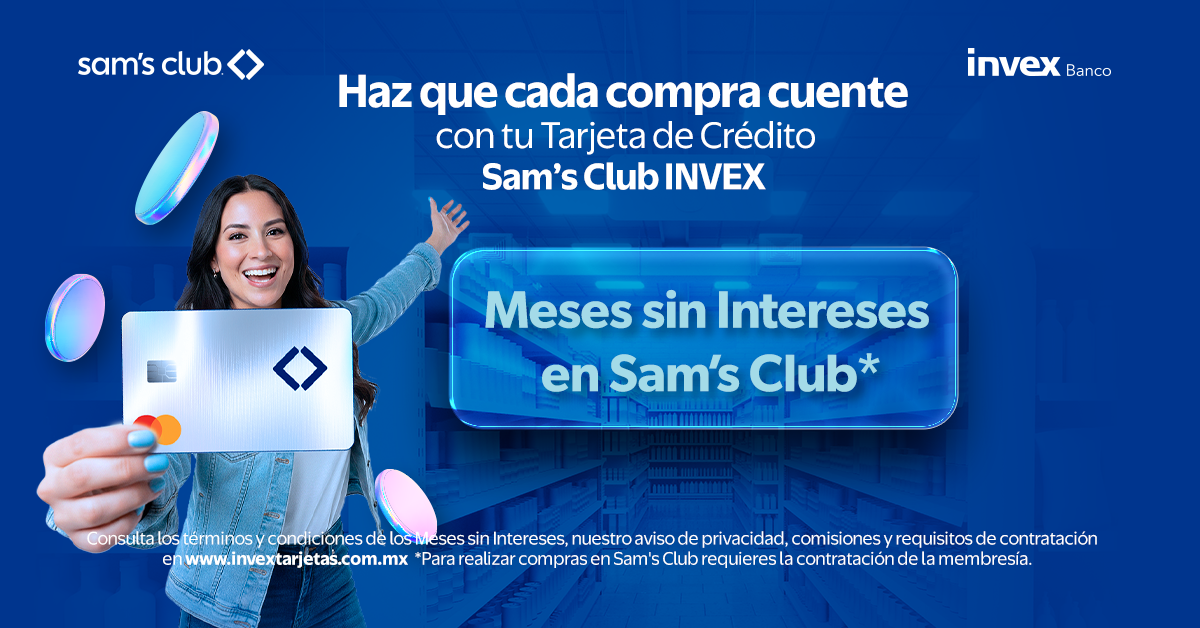 INVEX Tarjetas Facebook ad from Aug 12, 2026