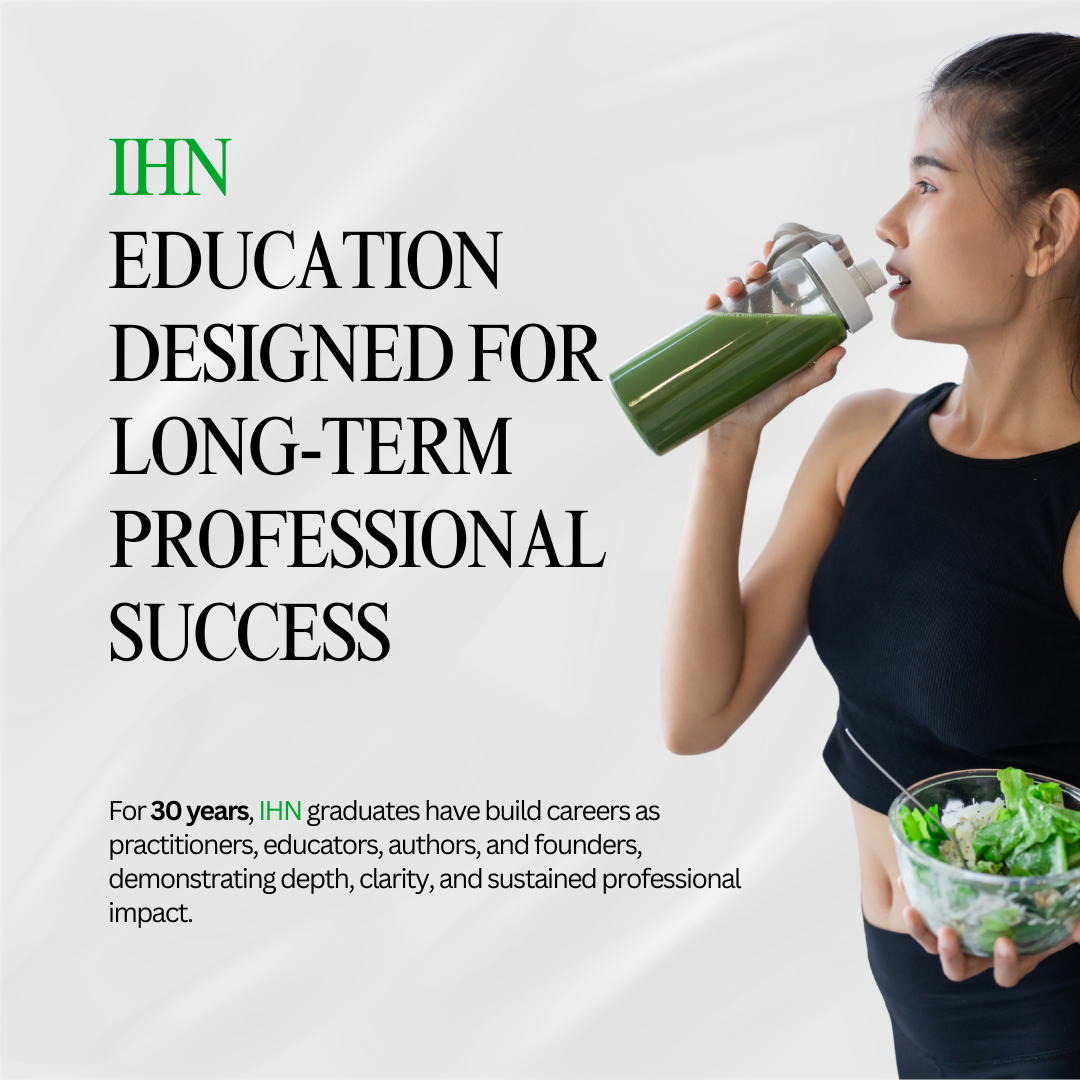 The Institute of Holistic Nutrition l IHN Facebook ad