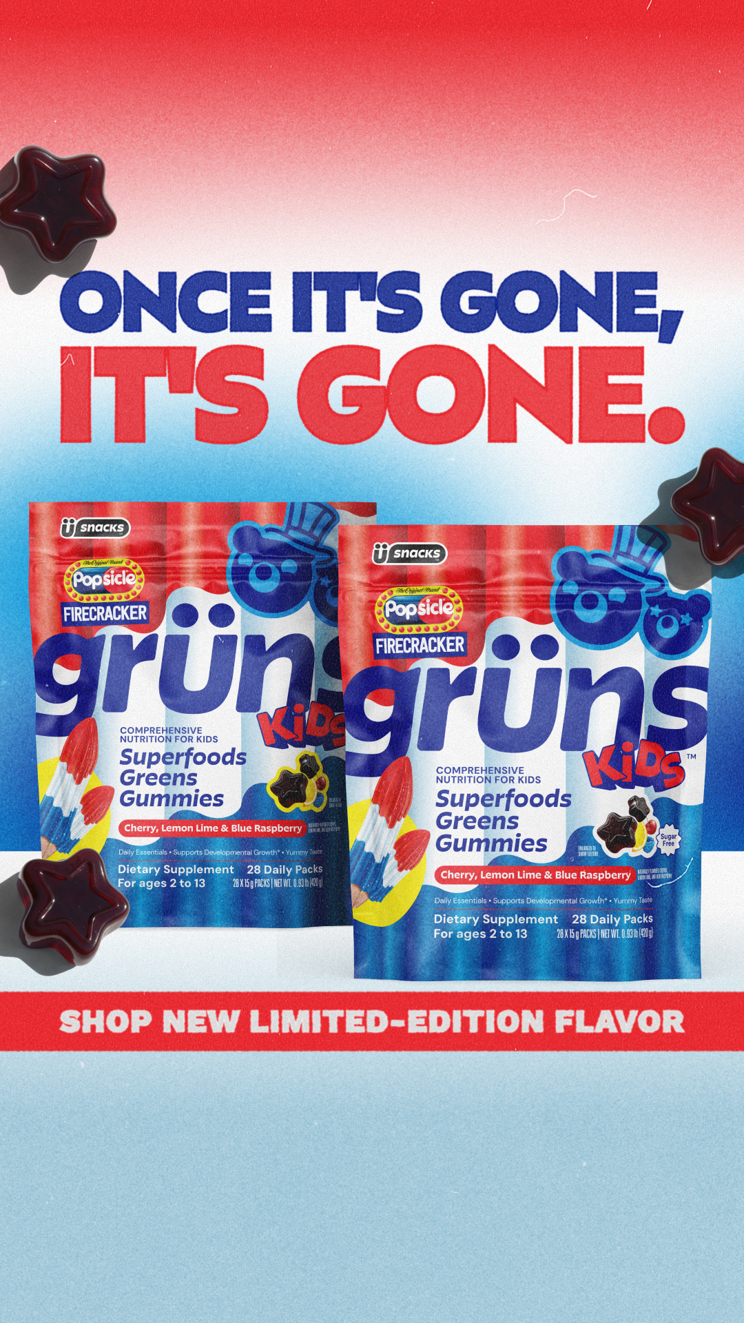 Grüns Kids Facebook ad