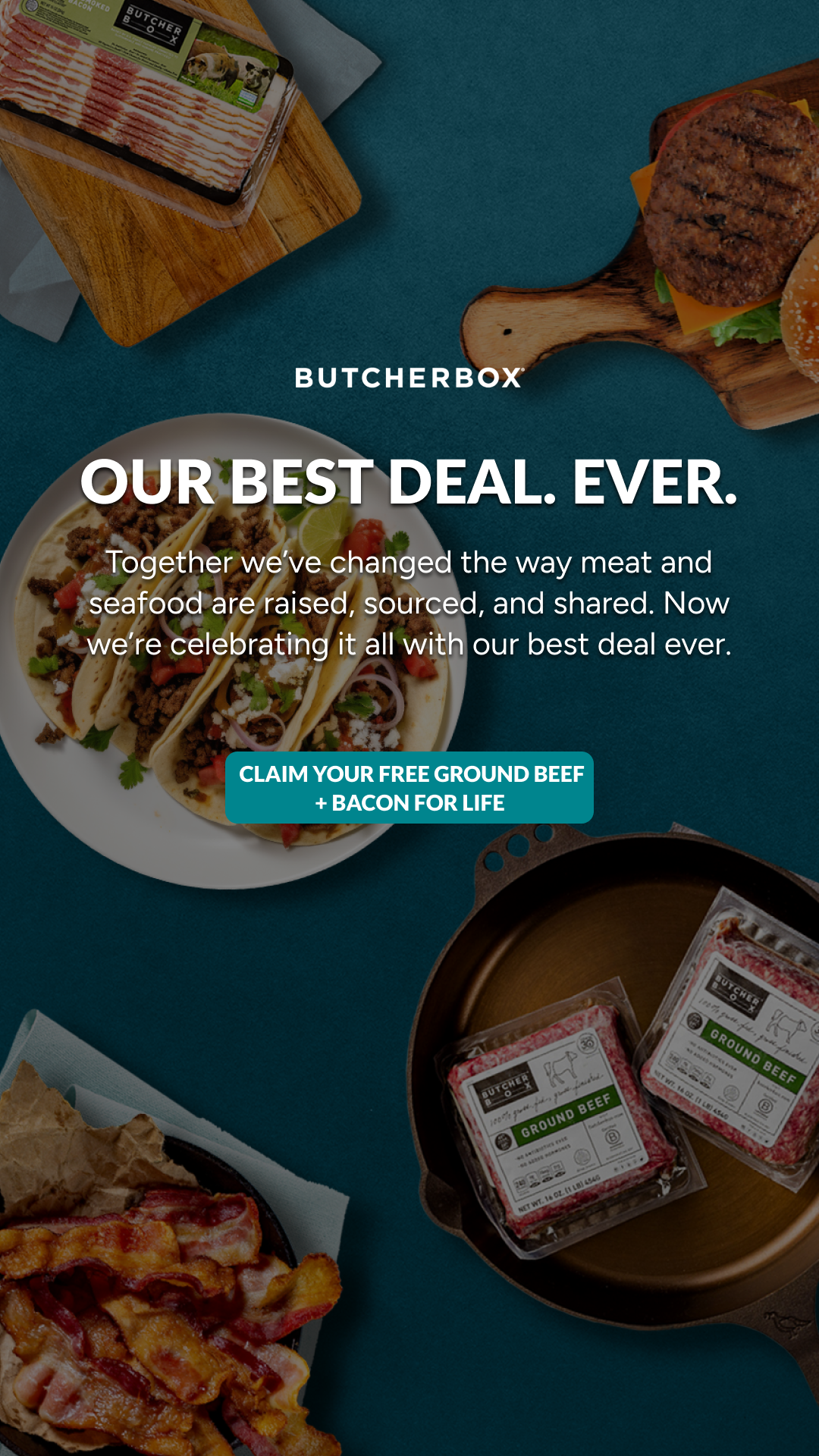 ButcherBox Facebook ad