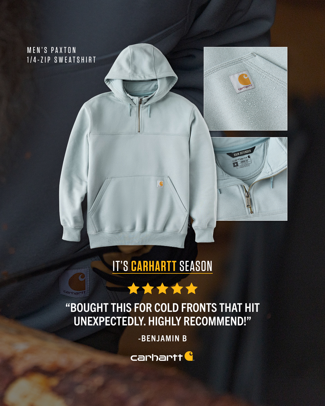 Carhartt Facebook ad: Men’s Layers You’ll Wear All Fall