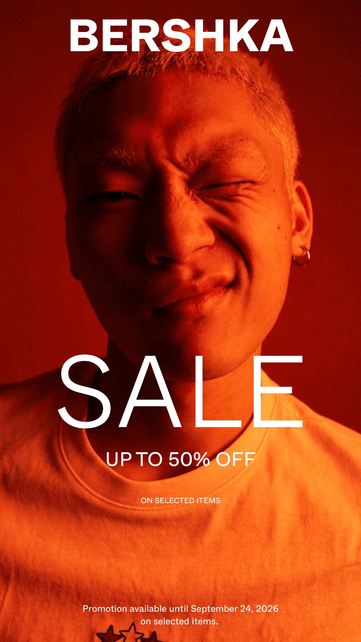 Bershka Facebook ad