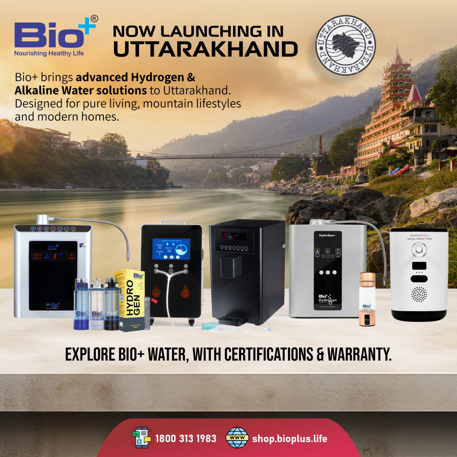 BioPlus Water Facebook ad