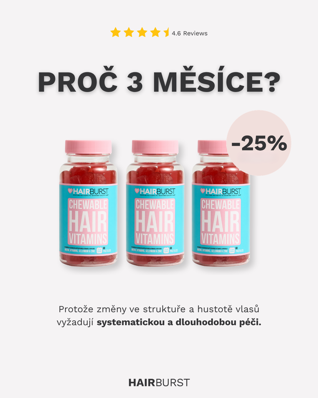 Hairburst Czech Republic Facebook ad