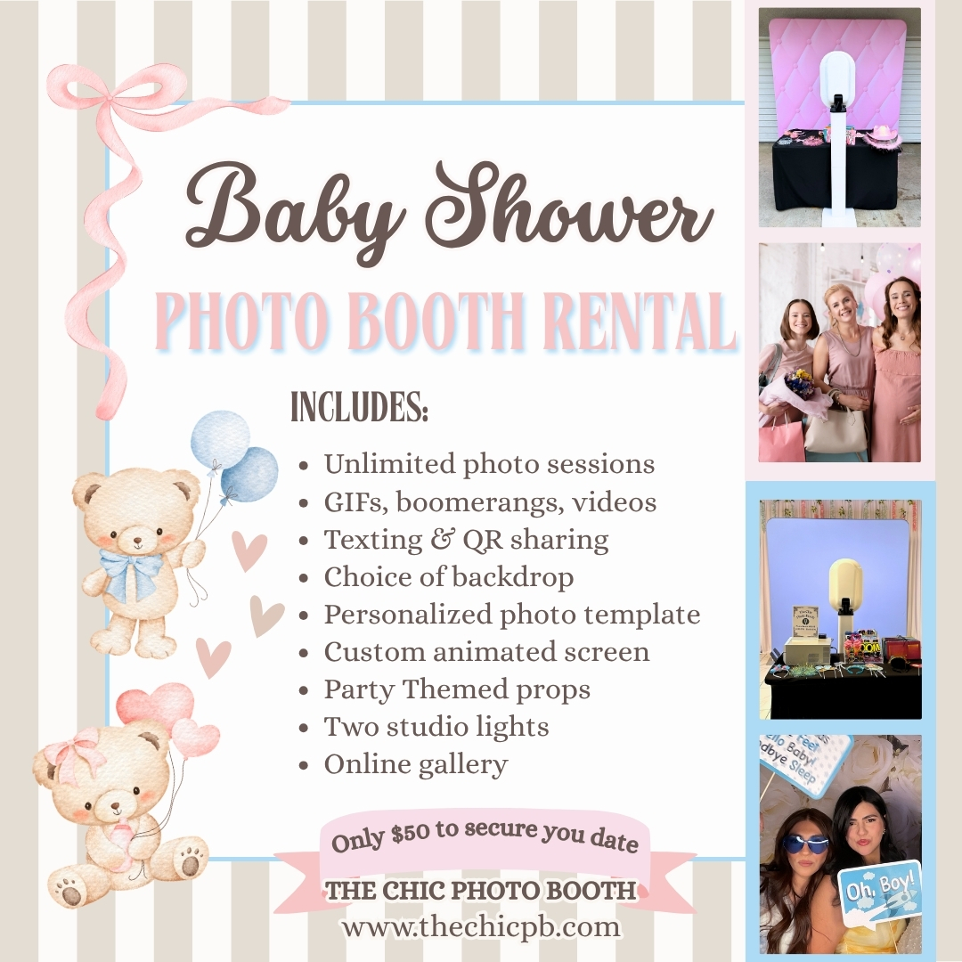 The Chic Photo Booth Facebook ad: Snap Memories with Our Photo Booth