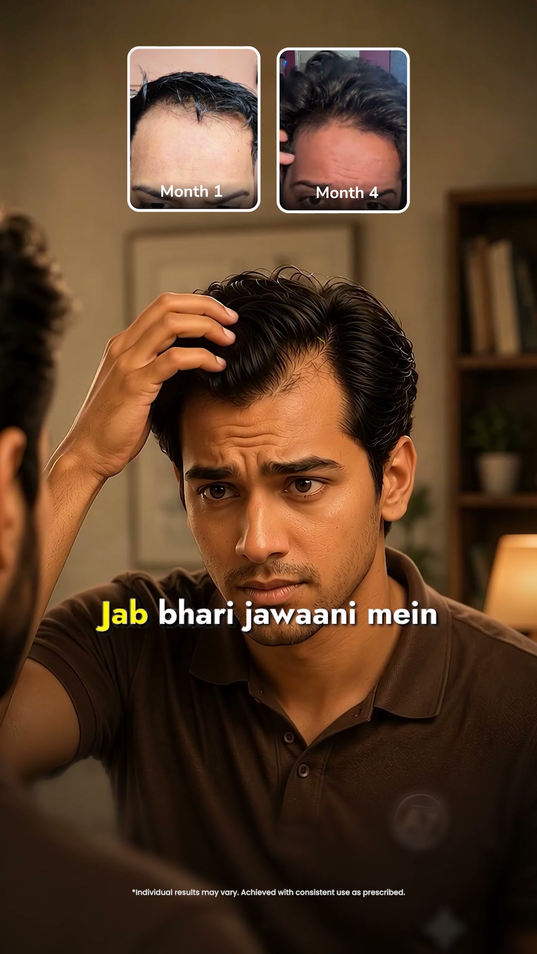Traya Facebook ad: Chosen by 20L+ Indians