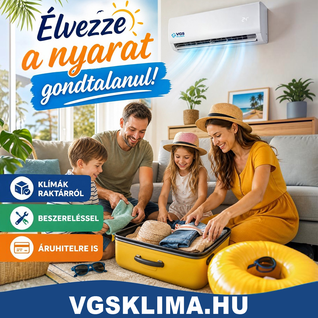 VGS Klíma és Napelem Kft. Facebook ad: Klímák raktárról, akár azonnali beszereléssel!