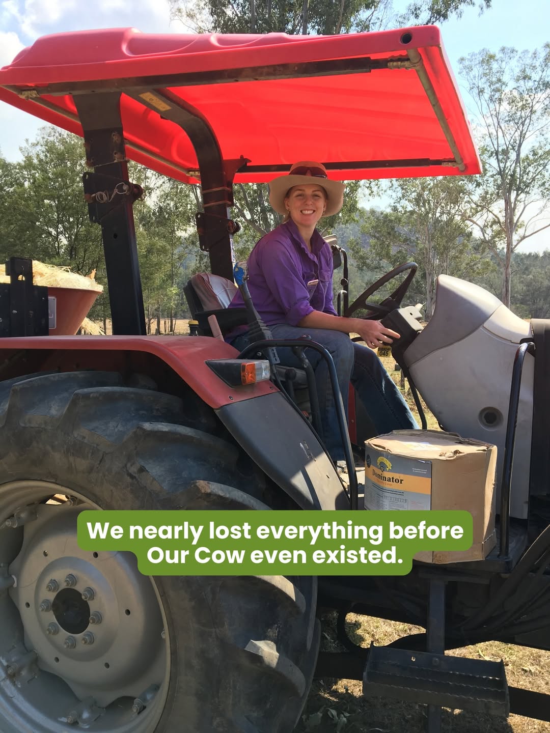 Dave and Bianca From Our Cow Facebook ad