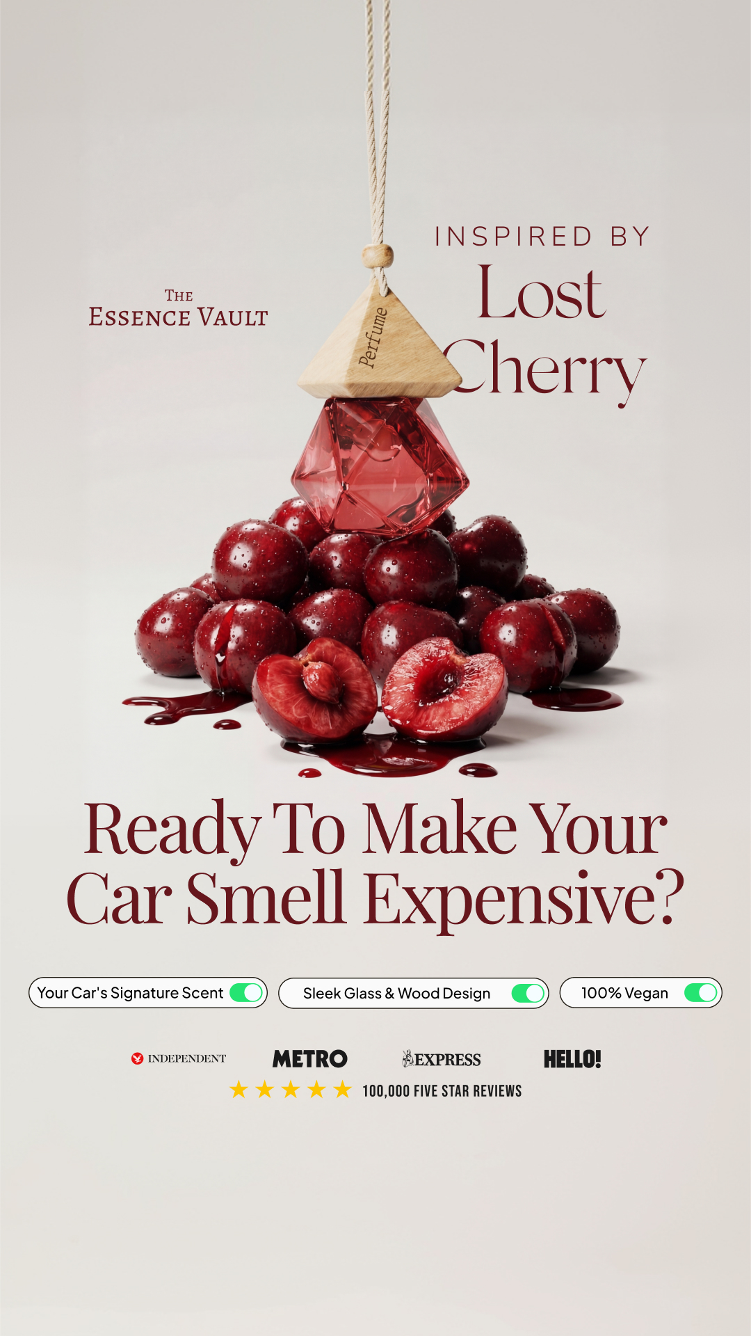 The Essence Vault Facebook ad