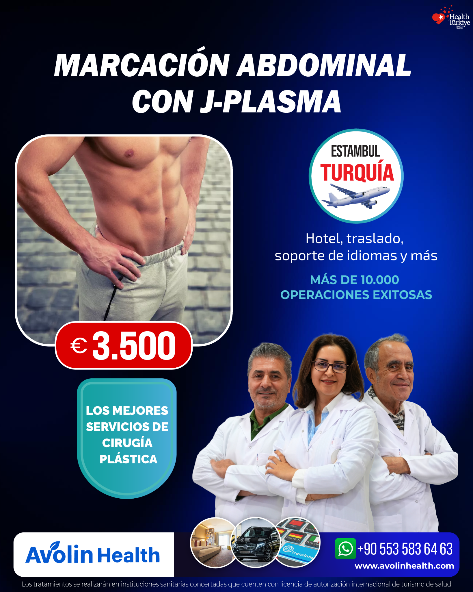 Avolin Health Turkey Facebook ad: Lo mejor de Turquía / Cirugía estética en Estambul…