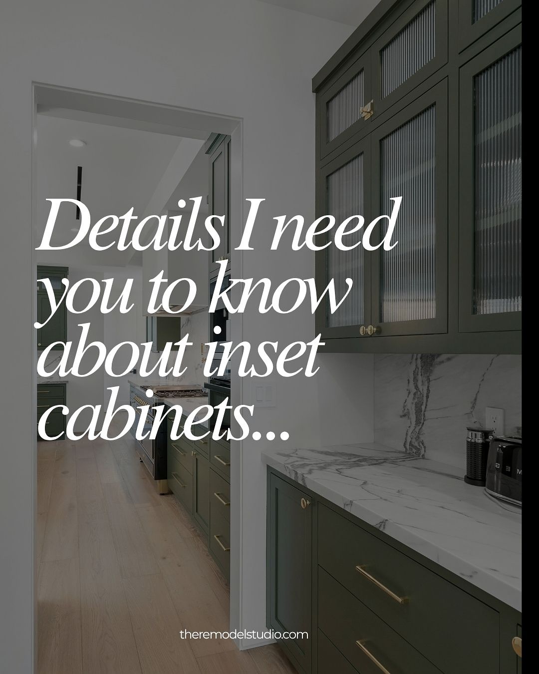 The Remodel Studio Facebook ad: What kitchen cabinets are you choosing?