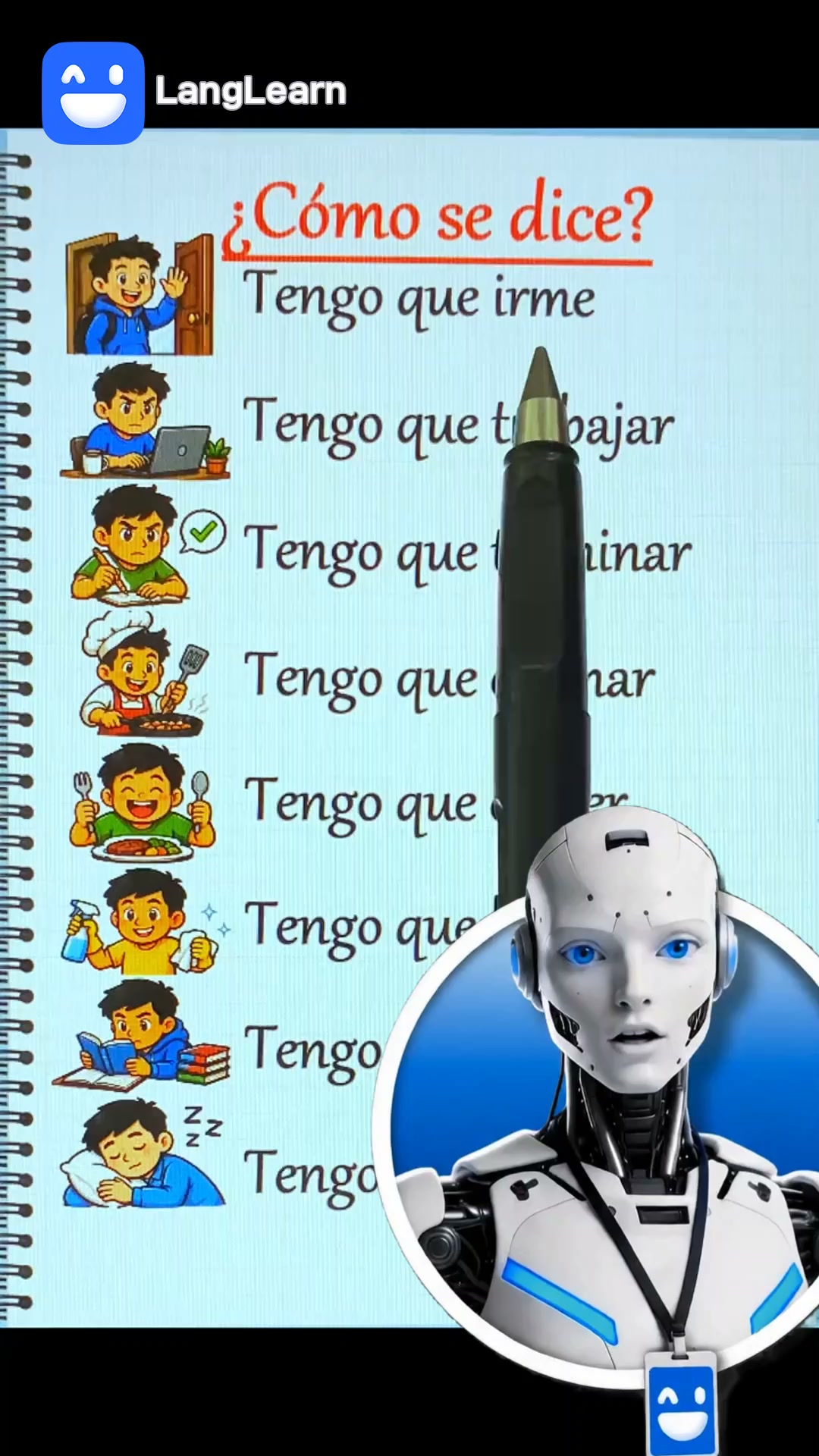 Langlearn: Language Learning Facebook ad: Speak More. Learn Fast.