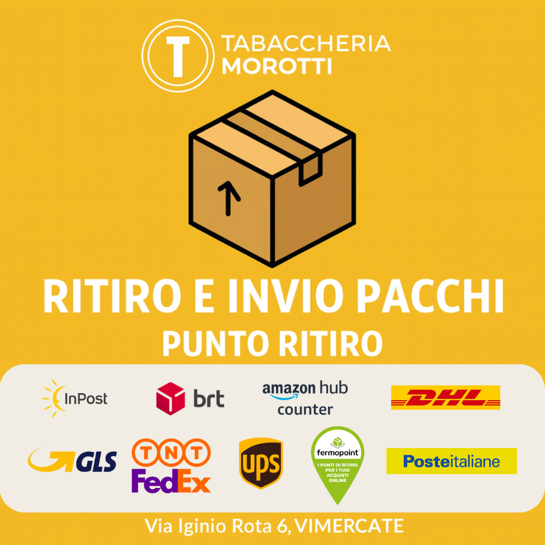 Tabaccheria Morotti Facebook ad: Spedire e ritirare pacchi a Vimercate non è…