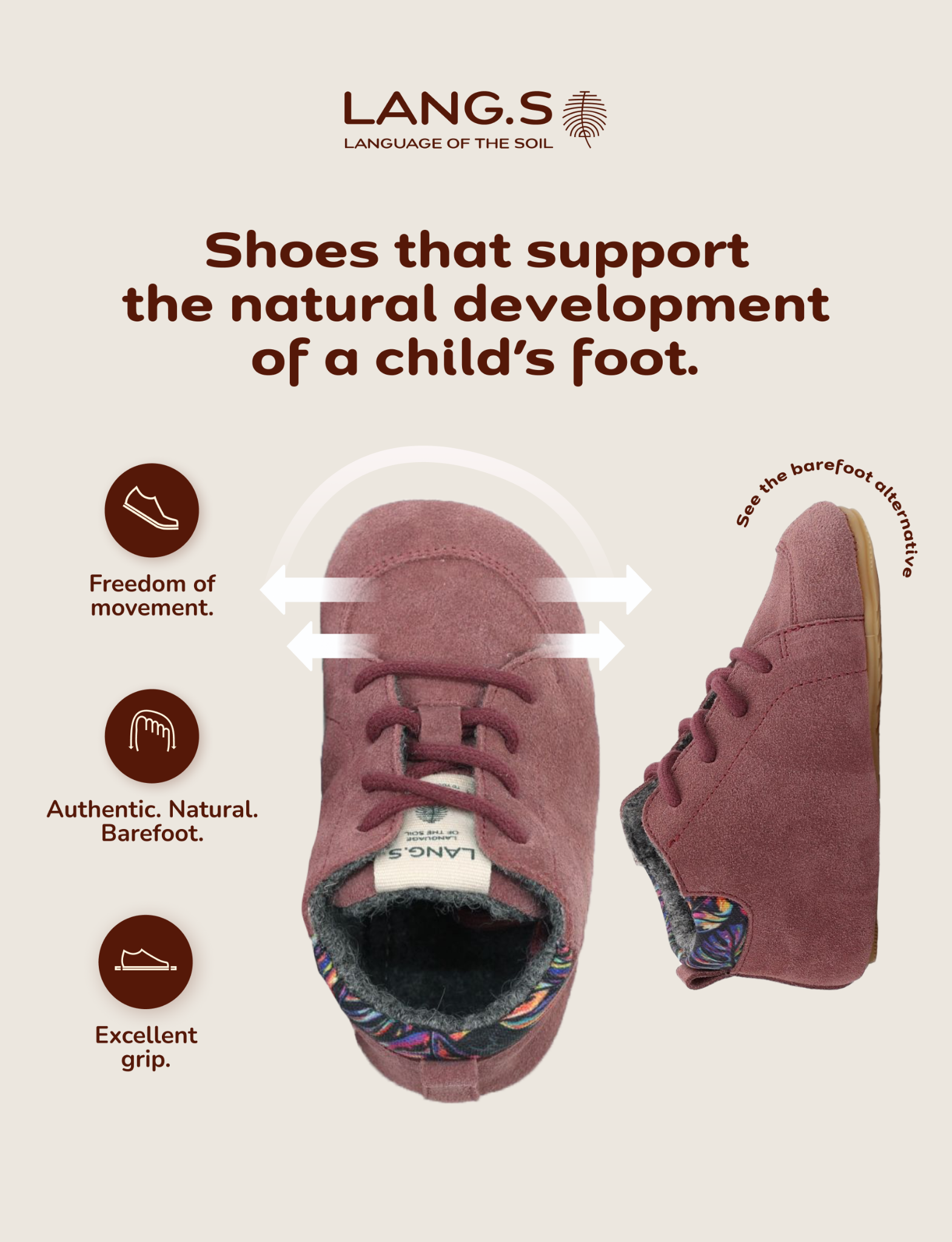 LANG.S by Tikki Shoes Facebook ad from Mar 4, 2026