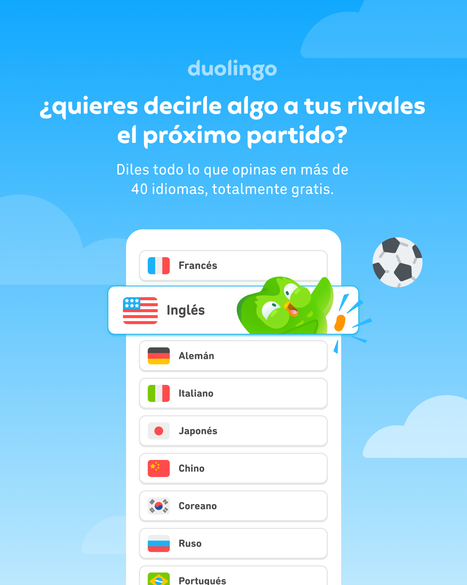 Duolingo Facebook ad