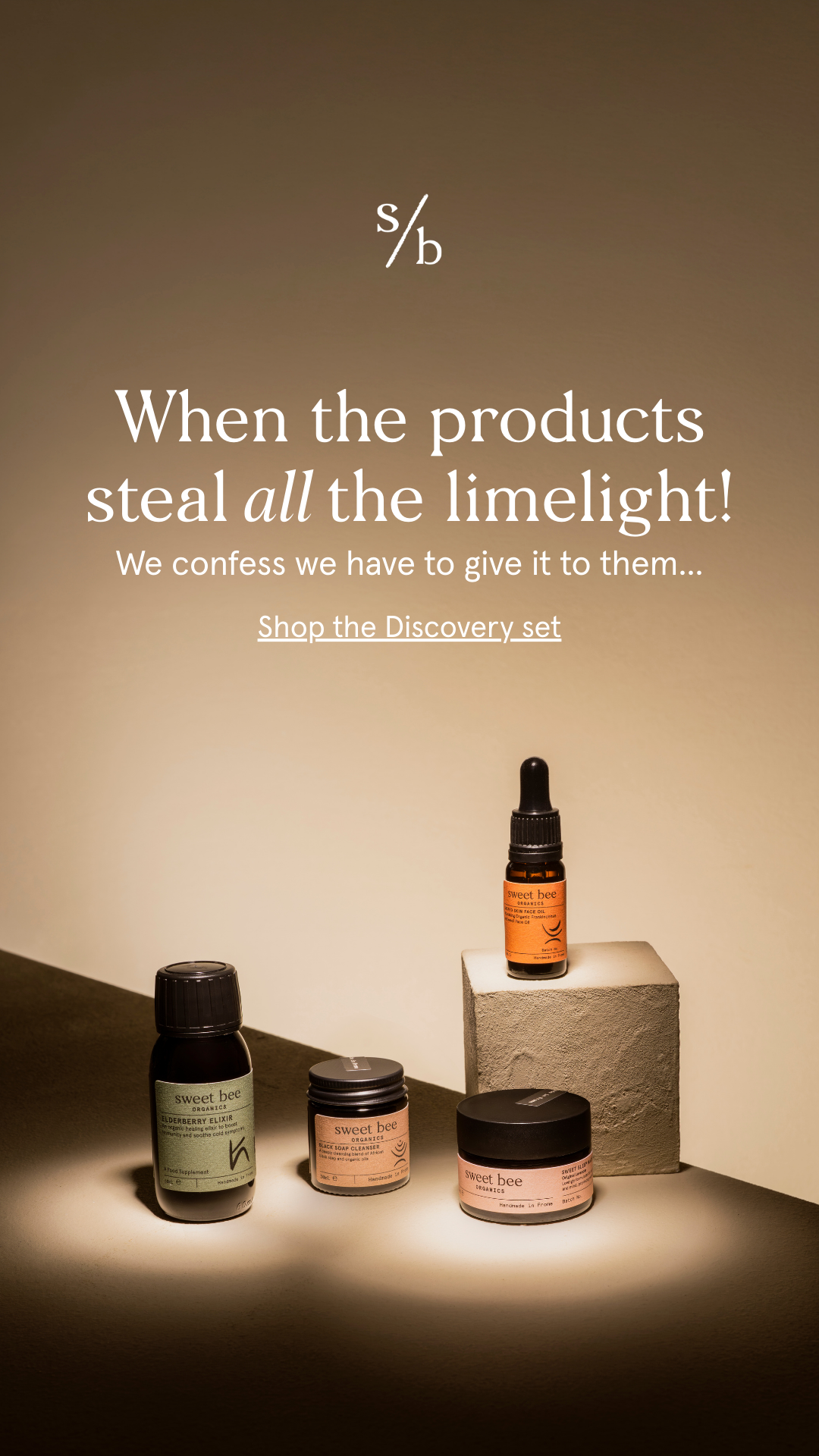 Sweet Bee Organics Facebook ad