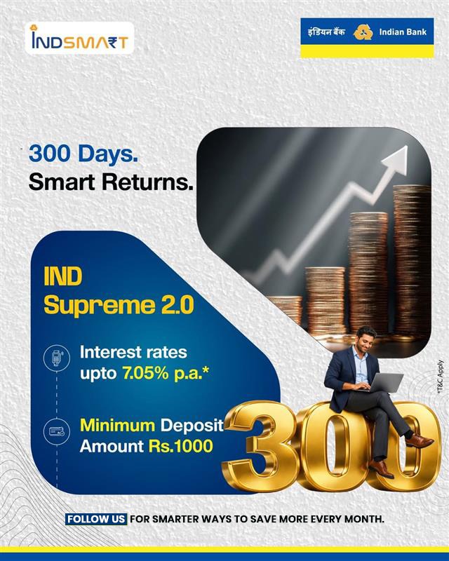 Indian Bank Facebook ad