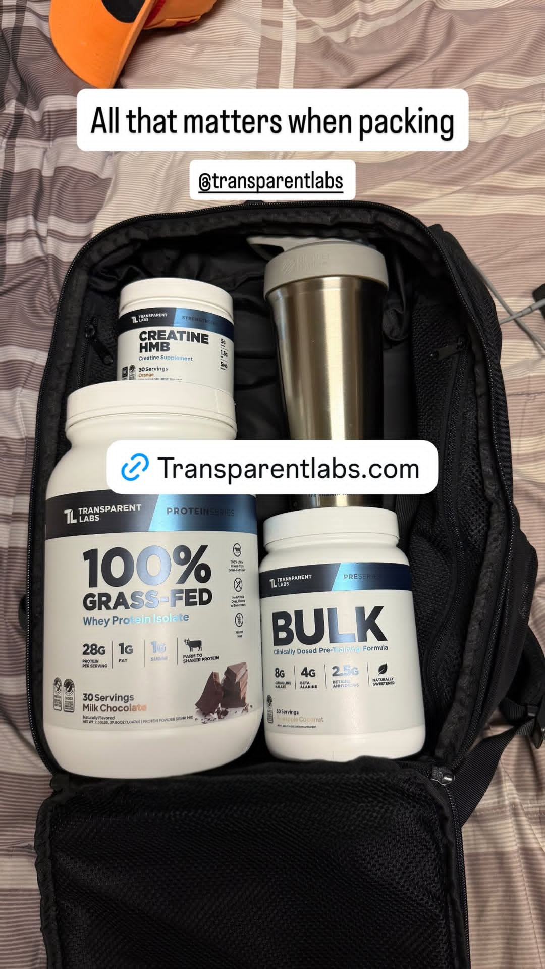 Transparent Labs Facebook ad