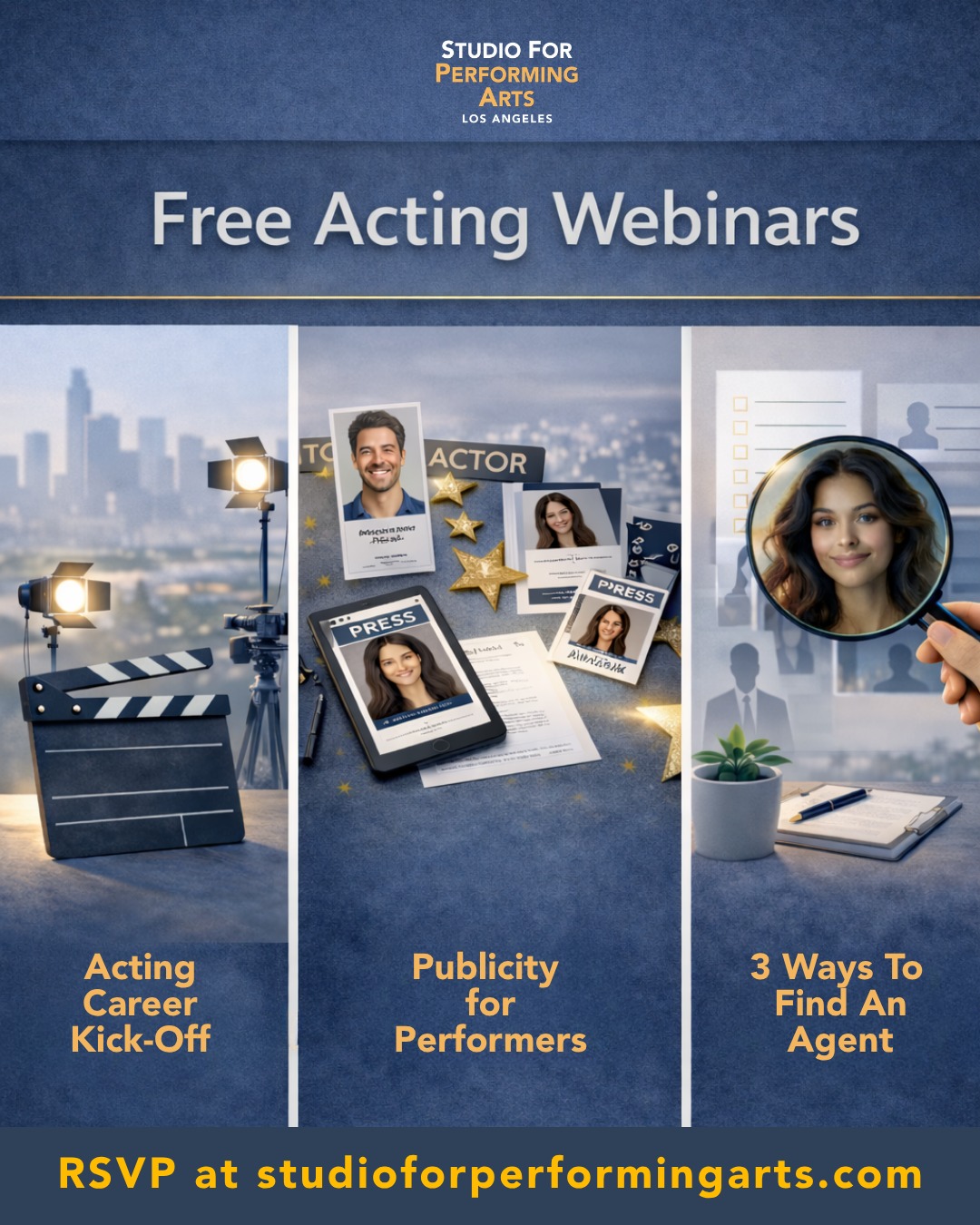 Studio For Performing Arts Los Angeles Facebook ad: Acting Classes in Los Angeles | Studio for Performing Arts…
