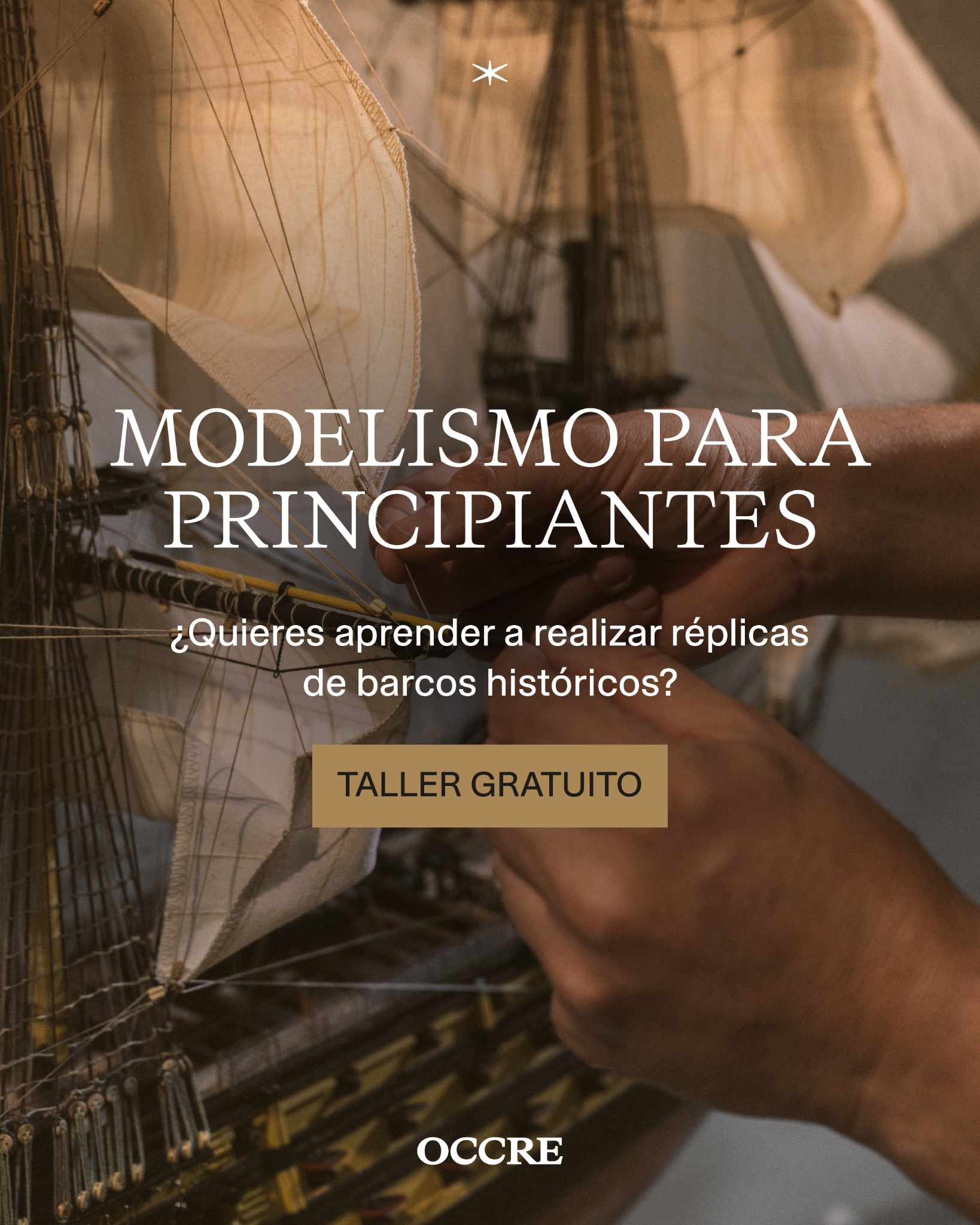 Occre Facebook ad: Ver taller gratuito