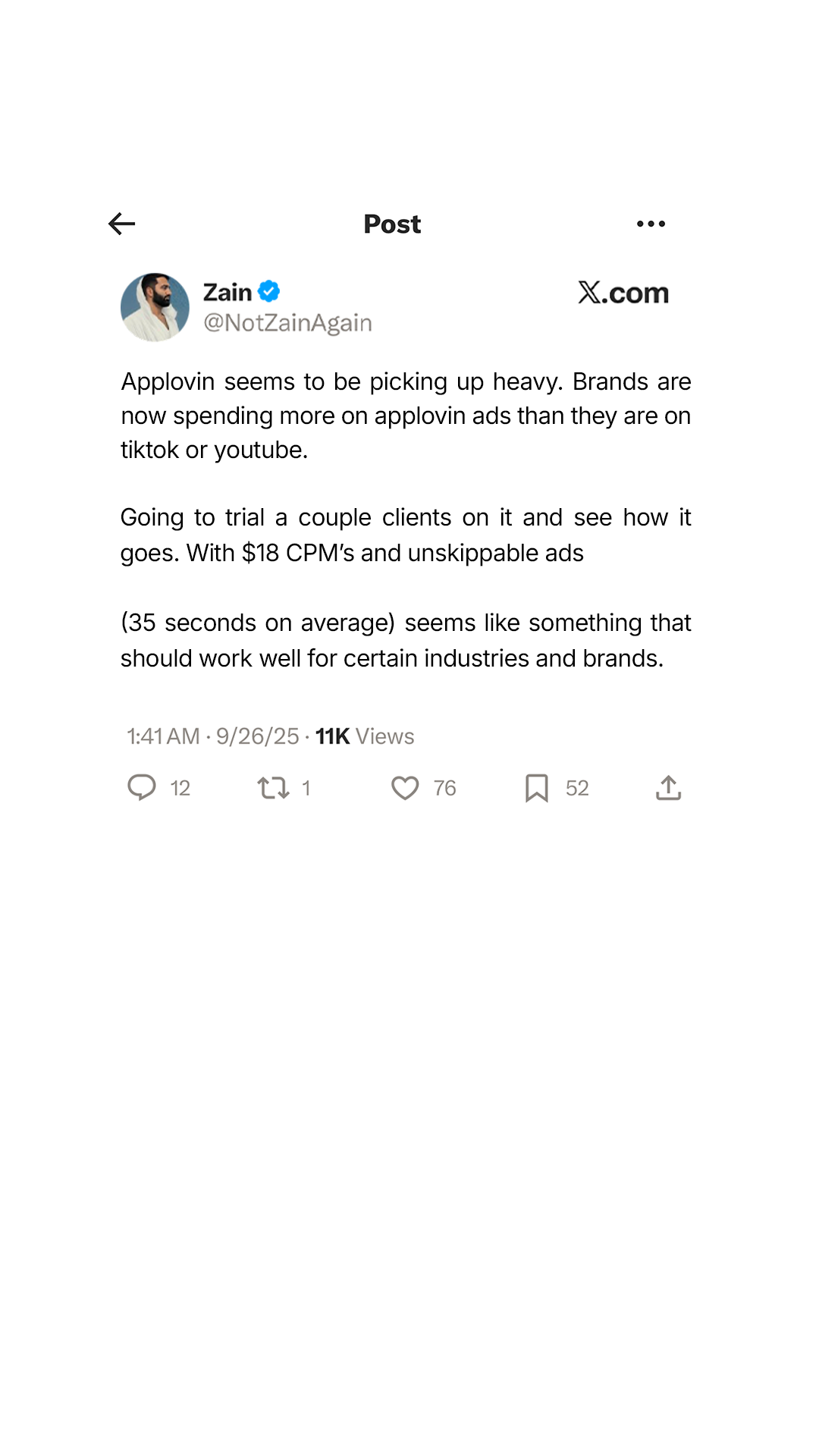 Axon.AI Facebook ad