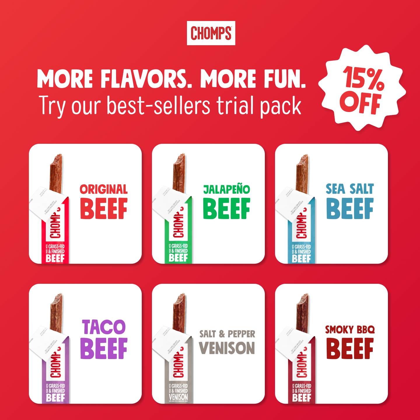 Chomps Facebook ad
