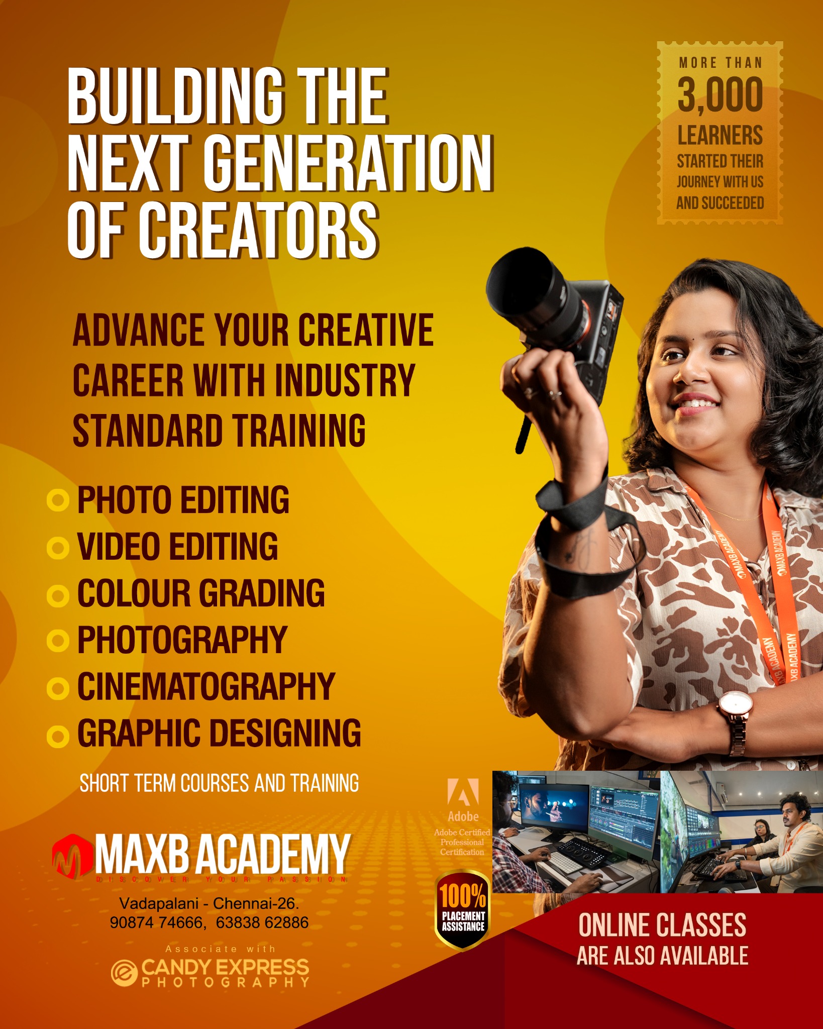 Max B Academy Facebook ad