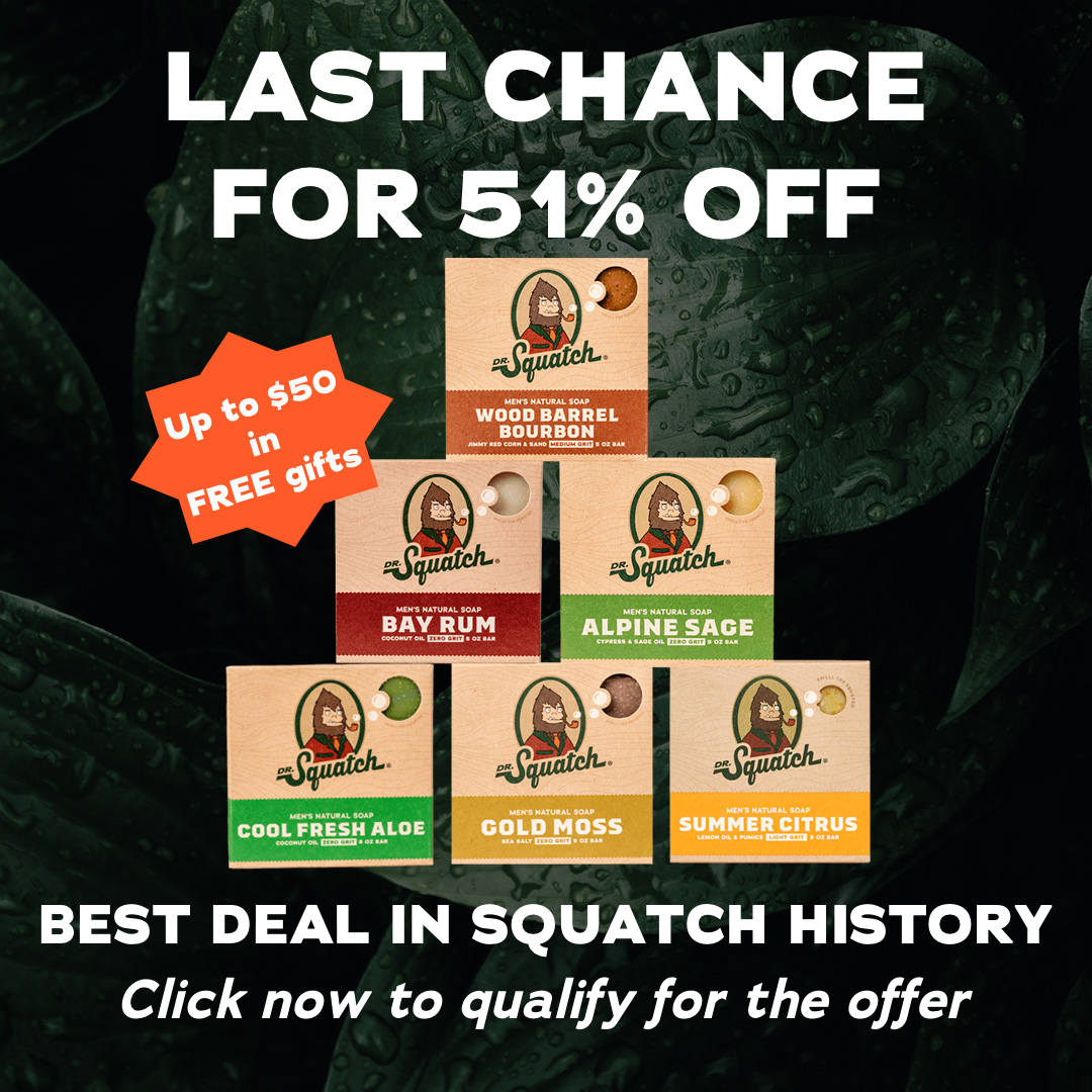 Dr. Squatch Facebook ad