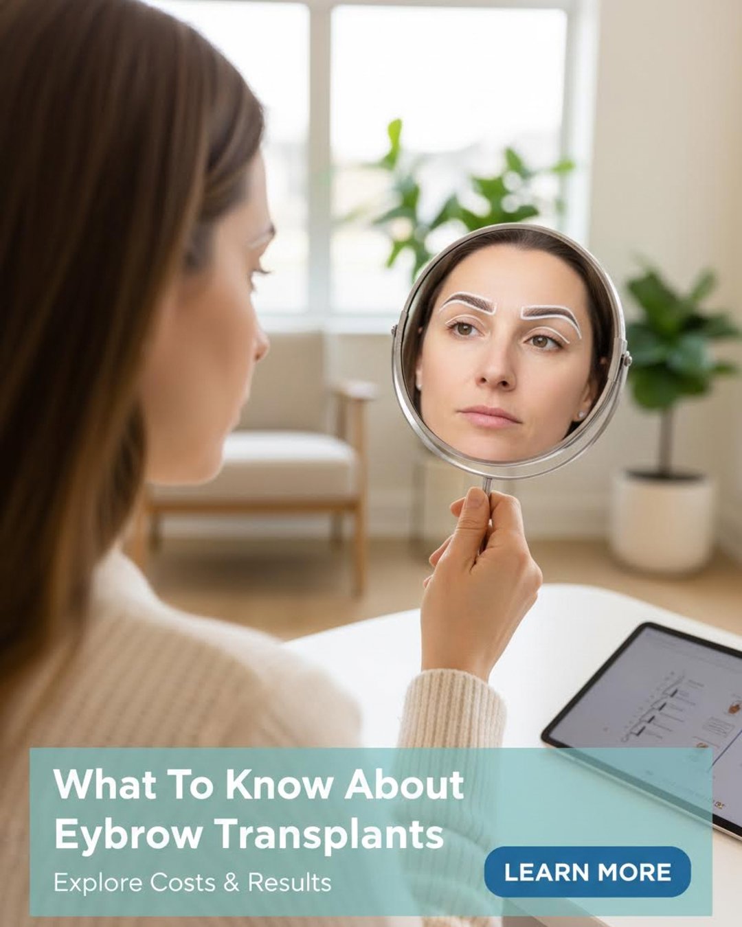 Hear 1st Facebook ad: Eyebrow Transplant Results
