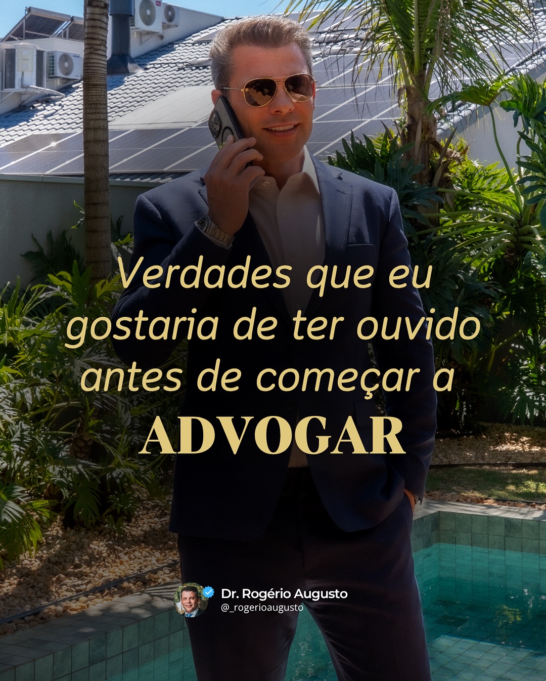 Rogerio Augusto da Silva Facebook ad: Não espere ser bom para começar.