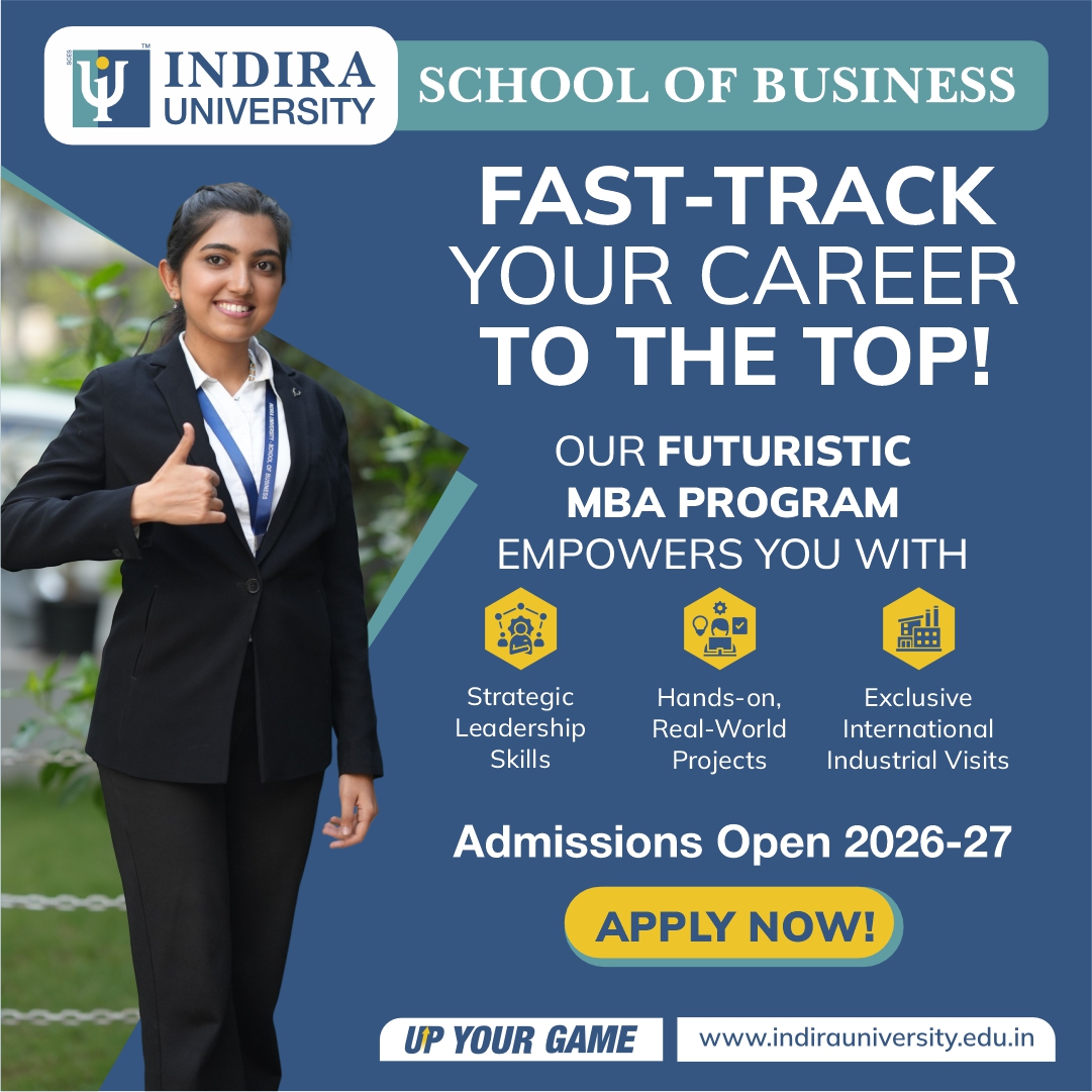 Indira University Facebook ad