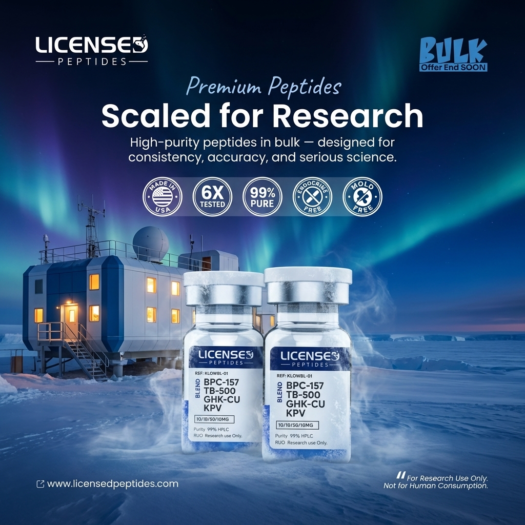 LicensedPeptides Facebook ad