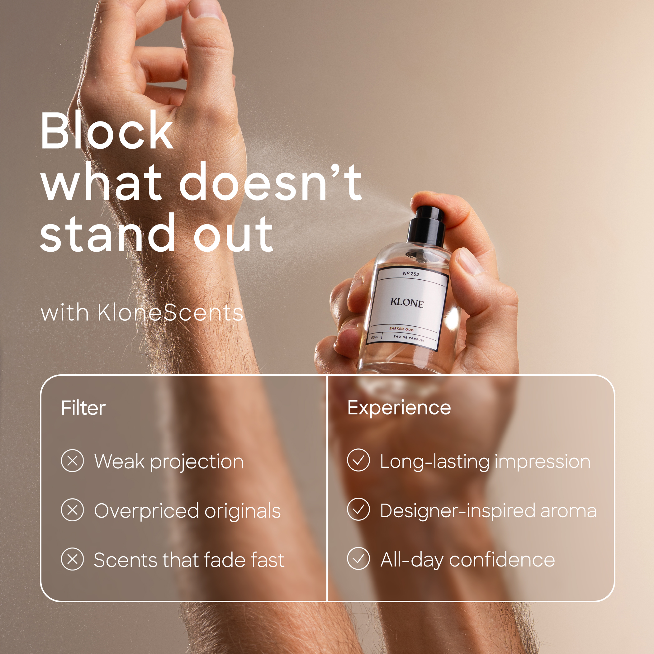 Klone Scents Facebook ad
