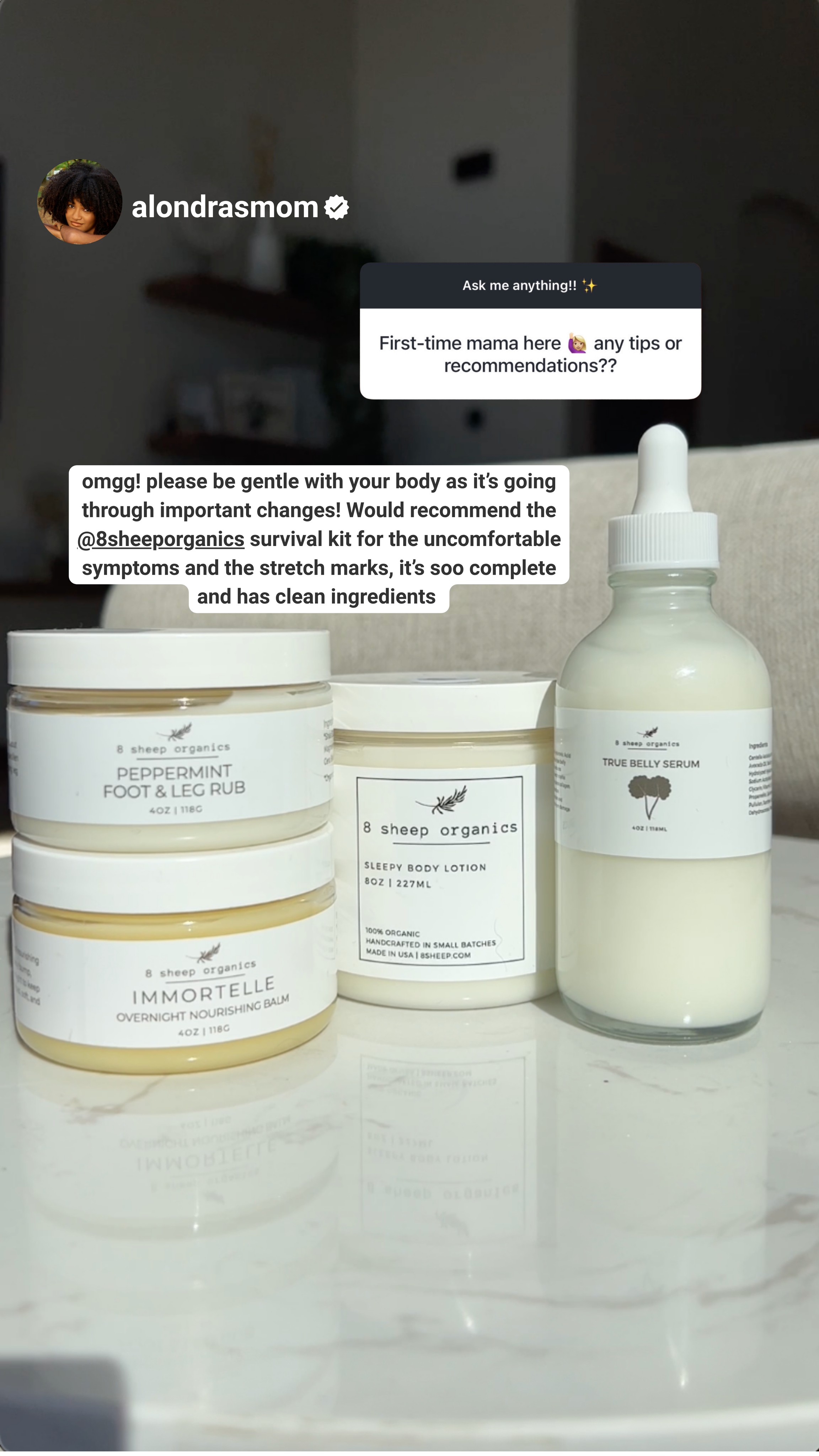 8 Sheep Organics Facebook ad