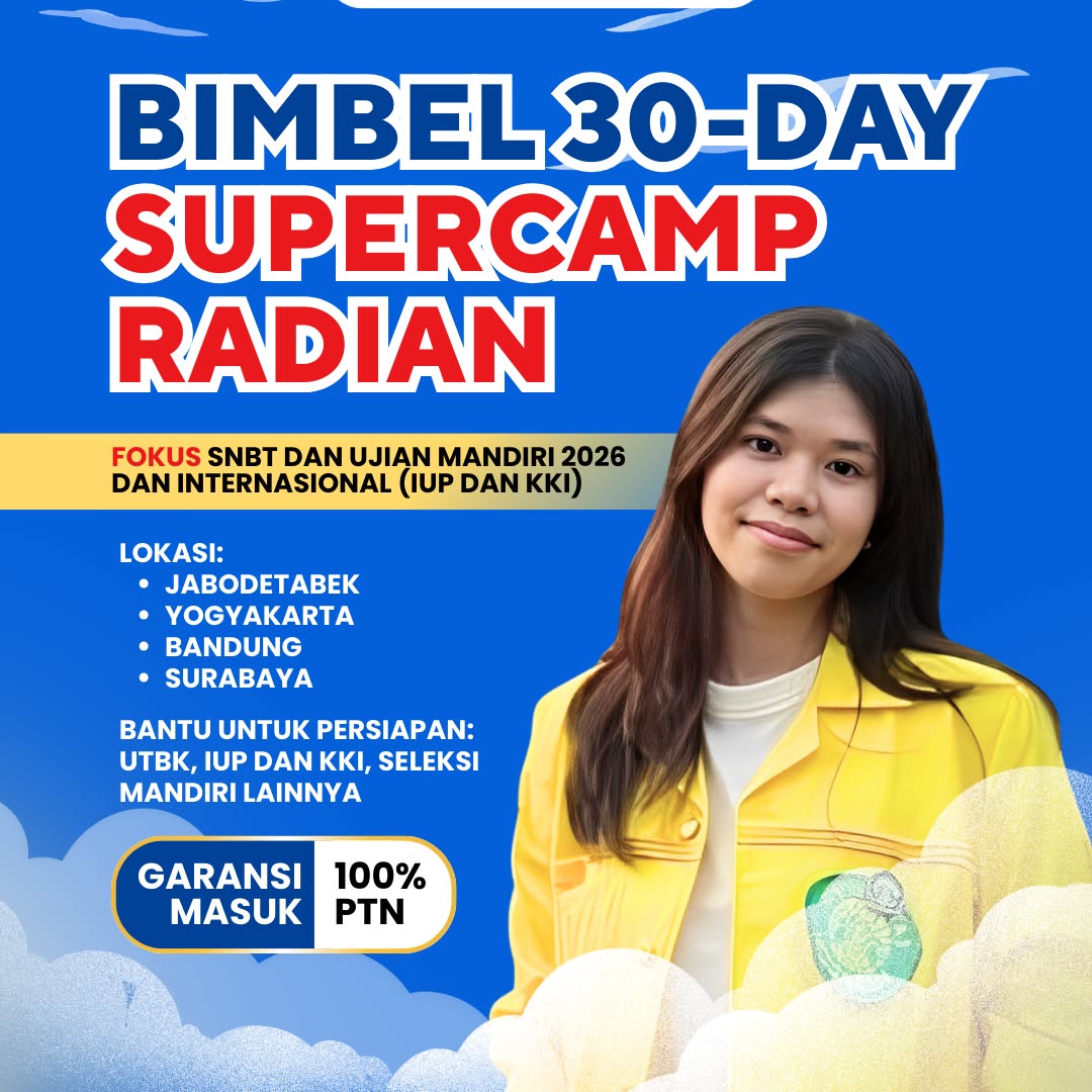Radian Edu Solution Facebook ad: Kamu pernah ngerasa sudah belajar keras, tapi nilai…