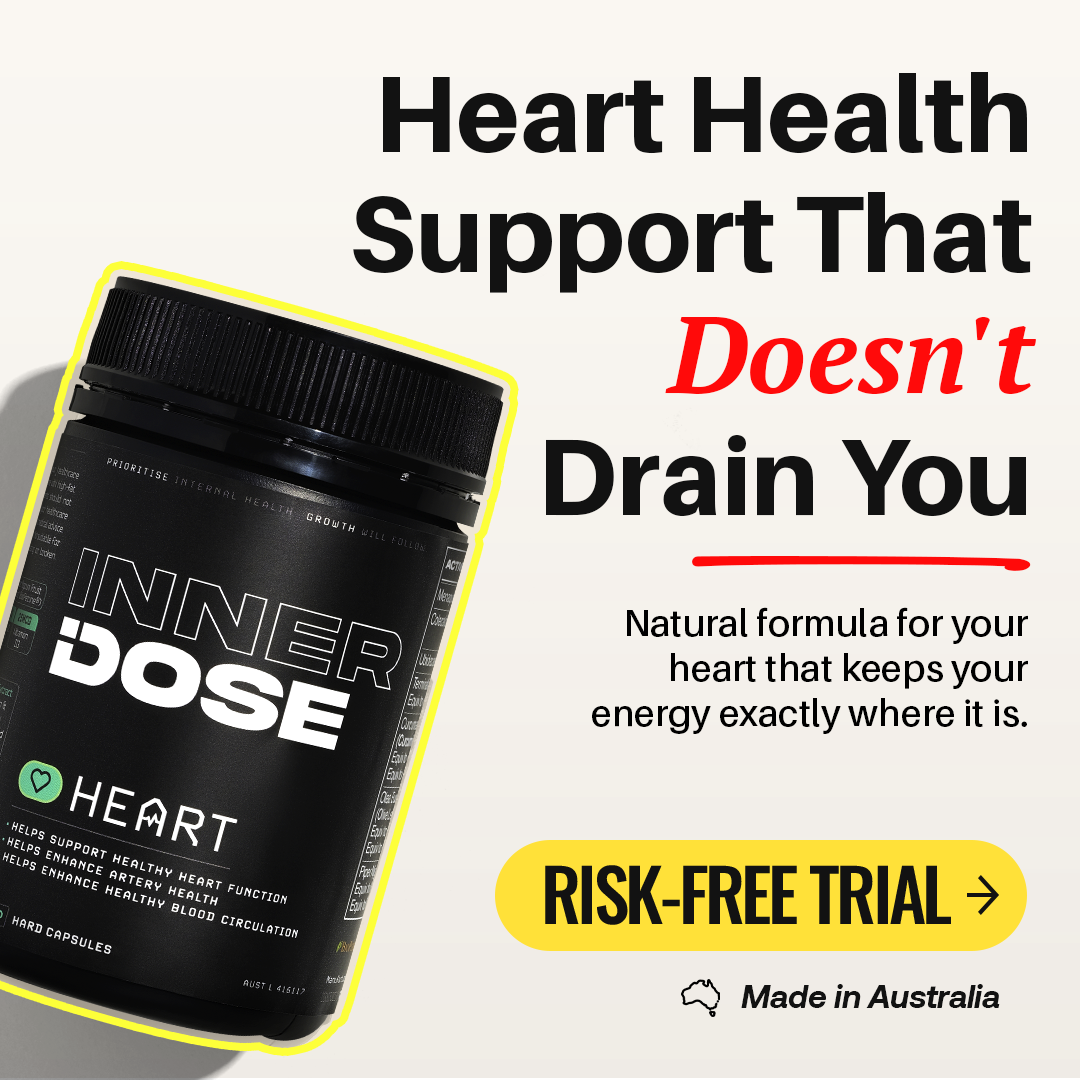 Inner Dose Facebook ad: Improve BP & Cholesterol Naturally