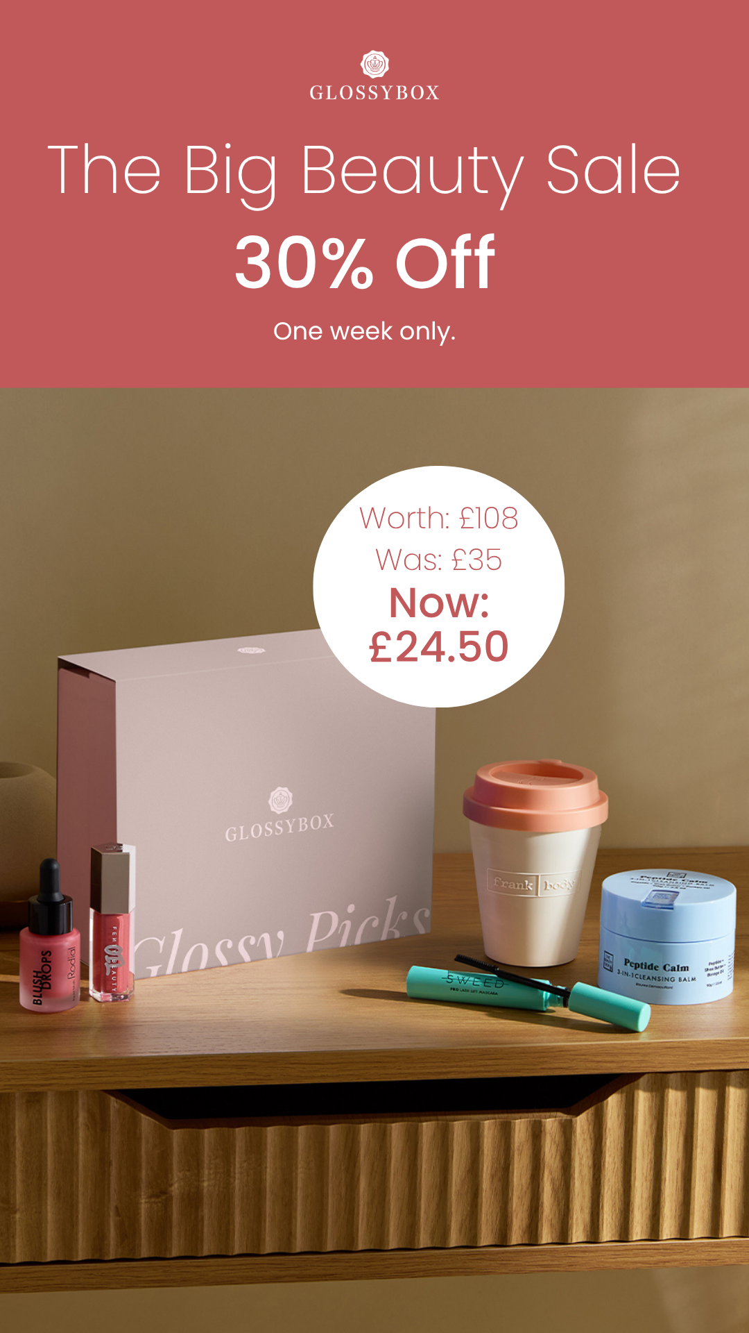 GlossyBox.co.uk Facebook ad from Jun 22, 2026