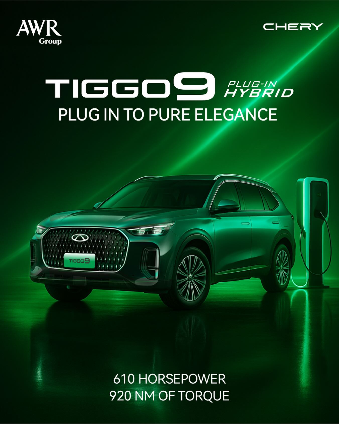 Chery UAE Facebook ad: Chery Tiggo 9 PHEV