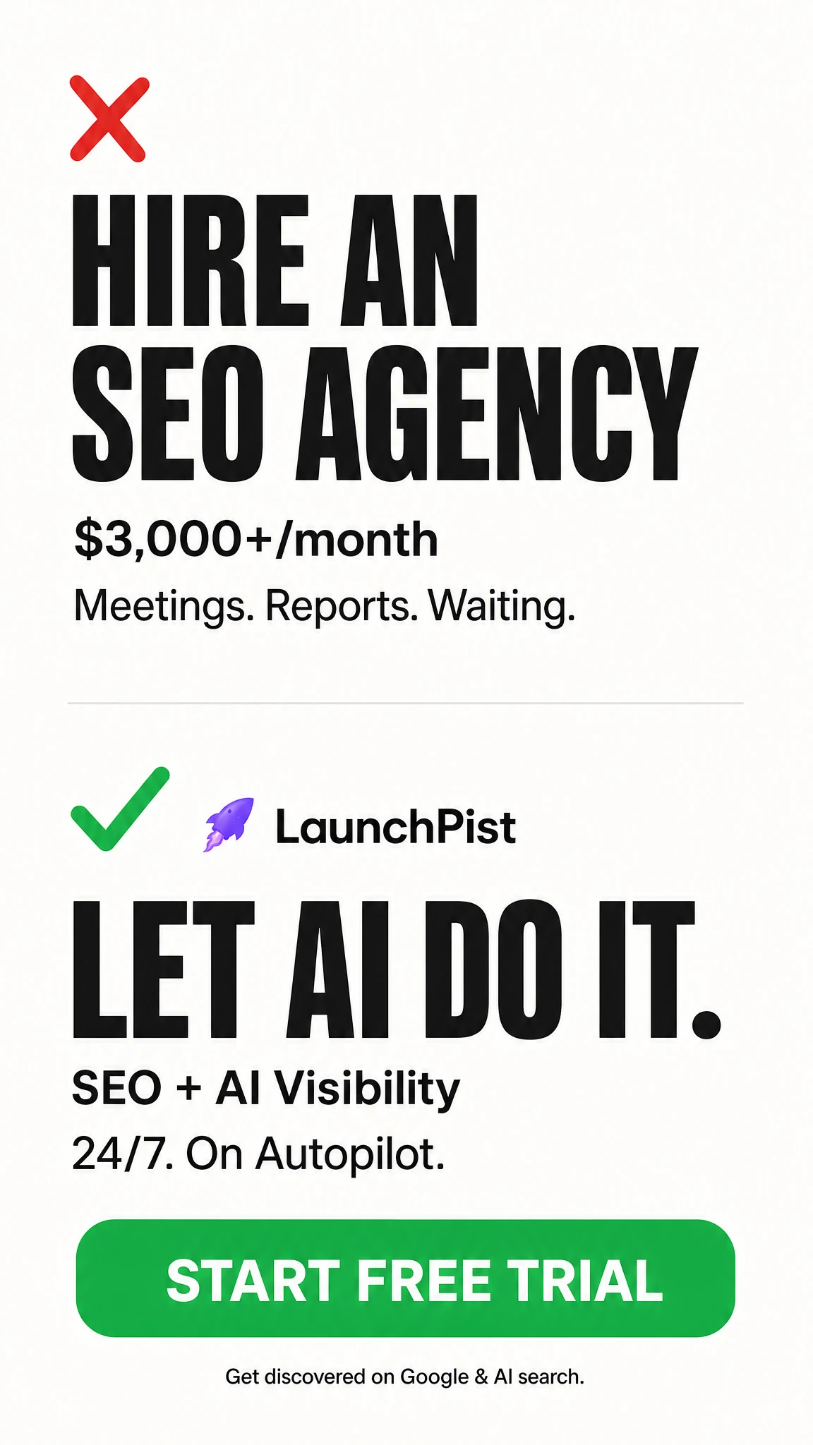 Image Generator FIG Facebook ad: Your AI-visibility autopilot