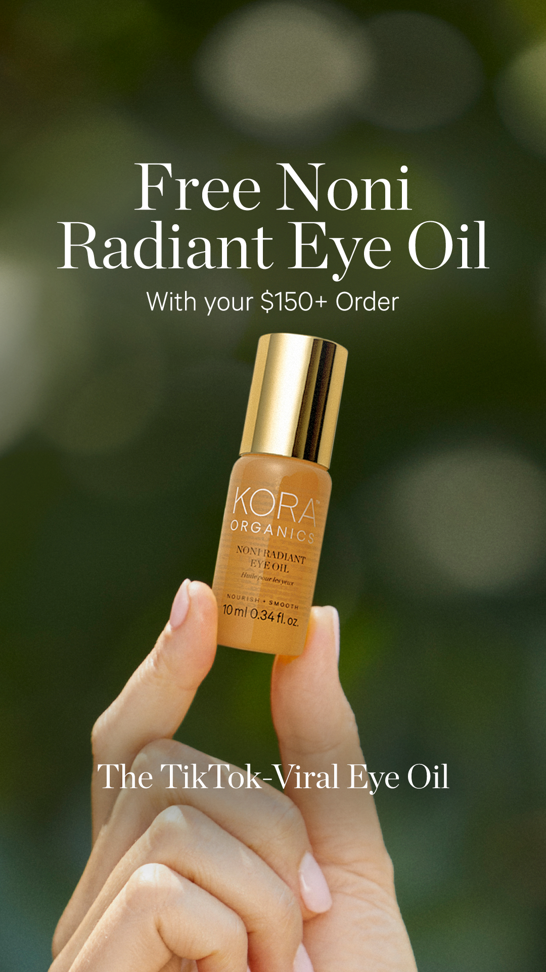KORA Organics Facebook ad