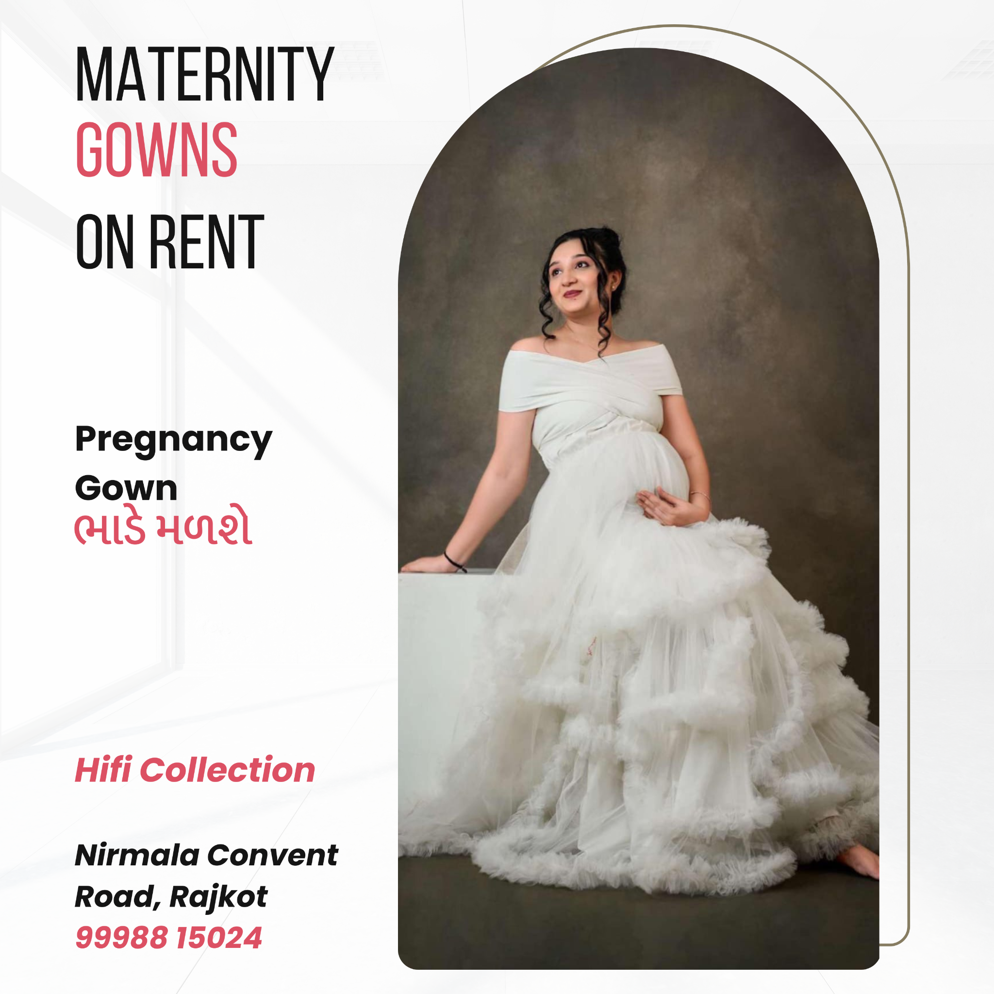 HIFI Collection Facebook ad: Rent Maternity Gowns now for your baby shower…