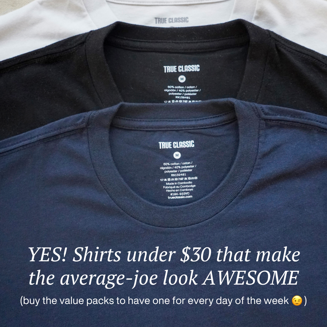 True Classic Facebook ad