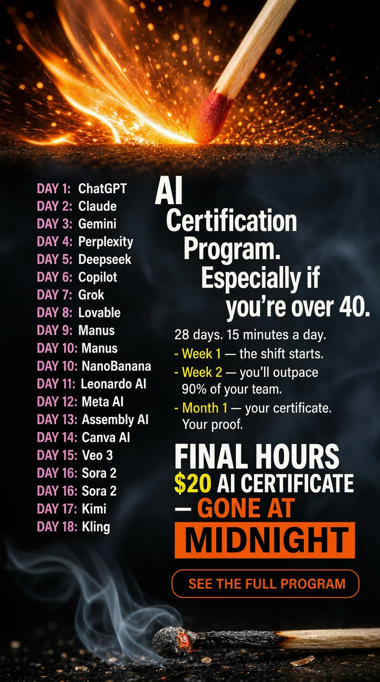 AI Weekly Facebook ad