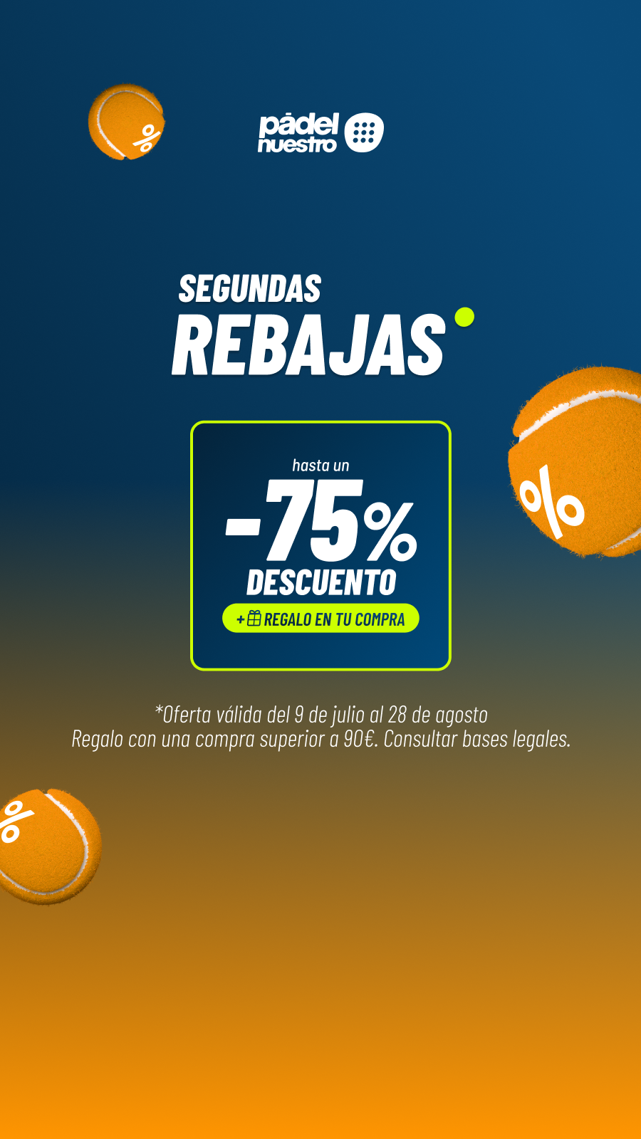 Padel Nuestro España Facebook ad