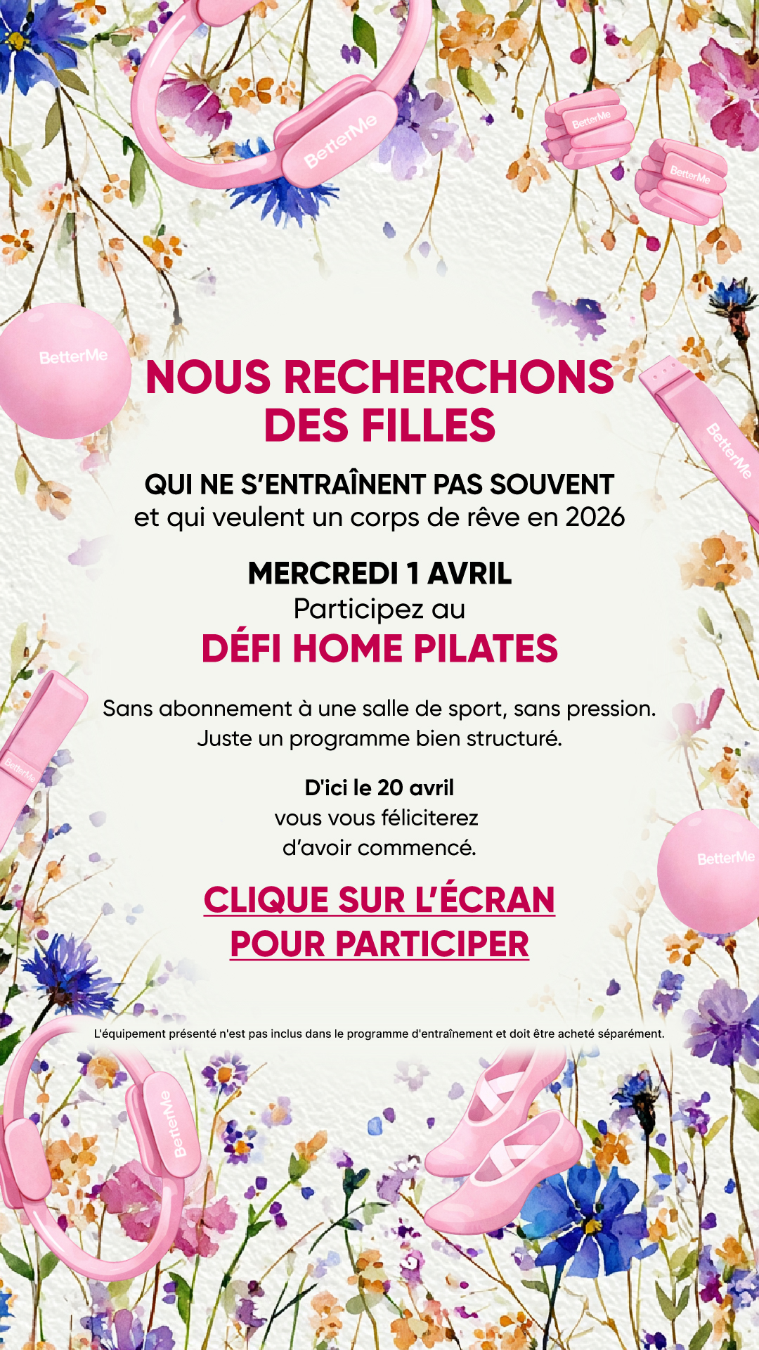 Liliia Fitness Facebook ad: Commencez la Transformation Maintenant!