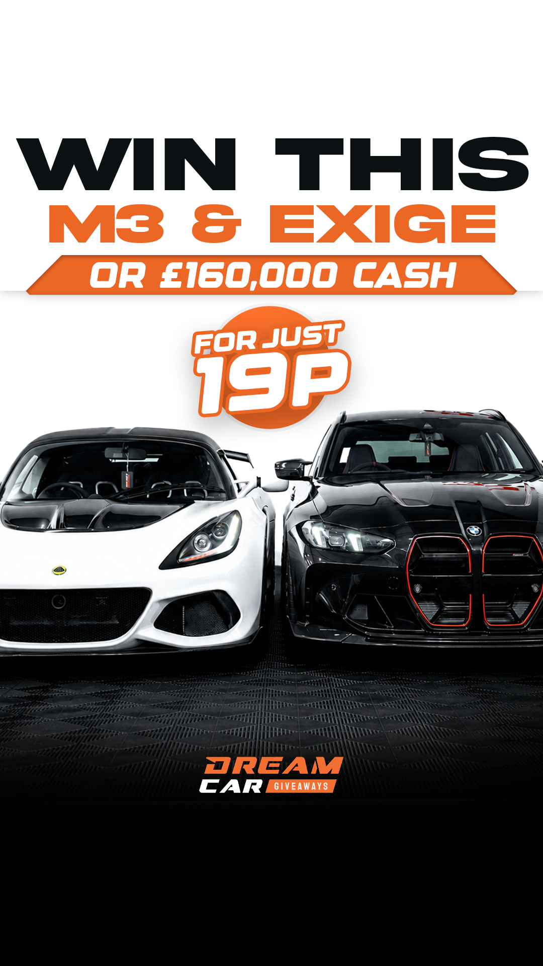 Dream Car Giveaways Facebook ad