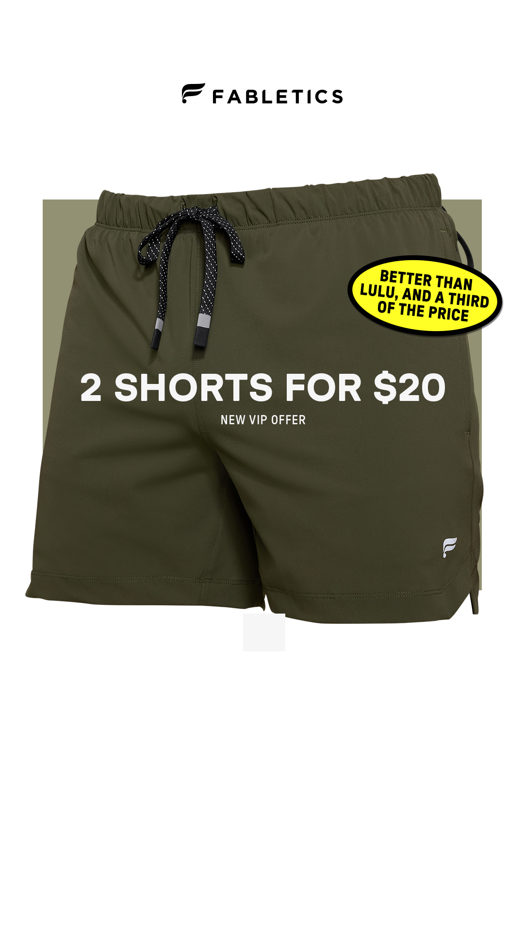 Fabletics Men Facebook ad