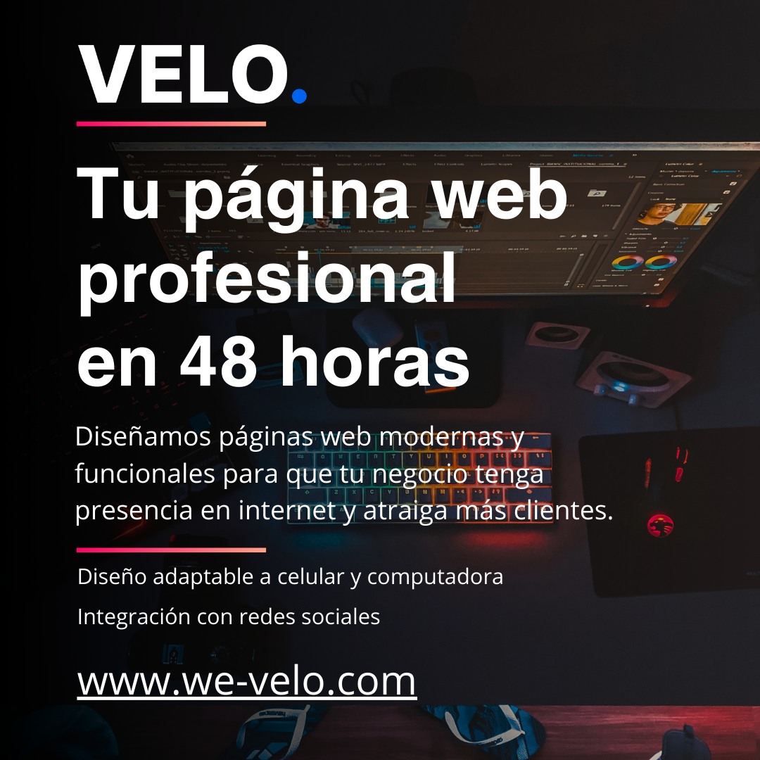 VELO Facebook ad: Hoy la mayoría de las personas busca productos…