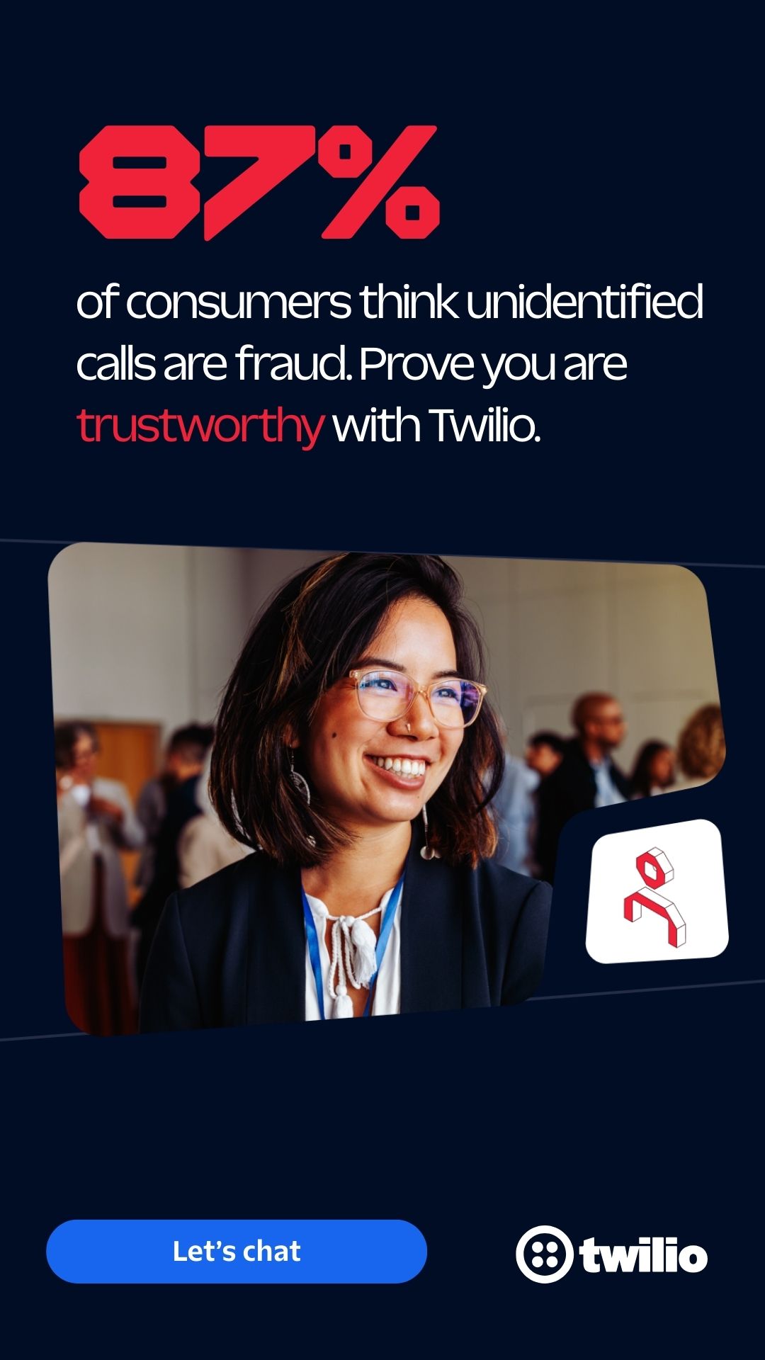 Twilio Facebook ad