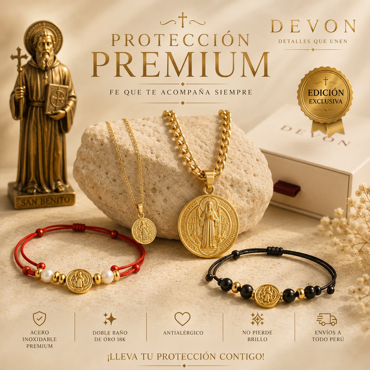Devon Perú Facebook ad: LLEVA EN TU CUELLO UN SÍMBOLO DE FE…